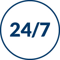 disponibile 24 ore su 24, 7 giorni su 7